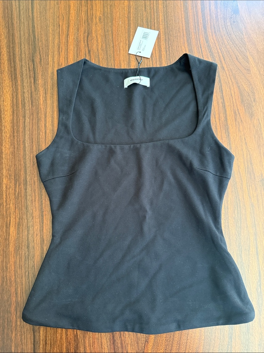 Danielle Guizio Black Full Length Celestial Top